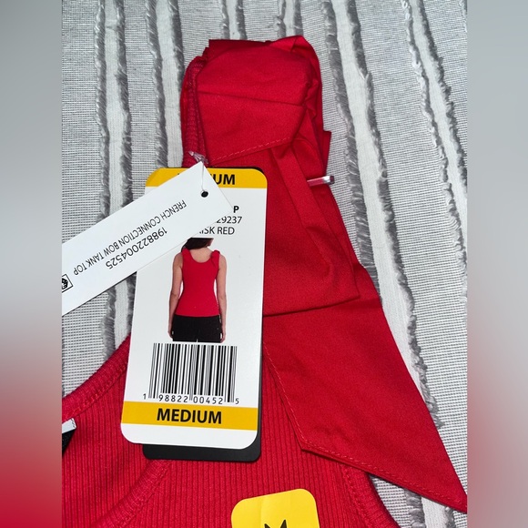 French Connection Bold Red Tank Top - Picture 2 of 6
